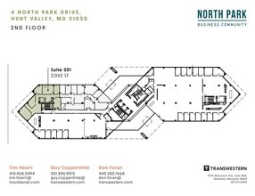 4 North Park Dr, Hunt Valley, MD à louer Plan d’étage– Image 1 sur 1