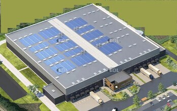 Saint-Étienne-de-Saint-Geoirs - VUE AÉRIENNE  vue de carte