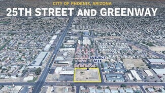 Plus de détails pour NWC 25th St & Greenway Rd, Phoenix, AZ - Terrain à vendre