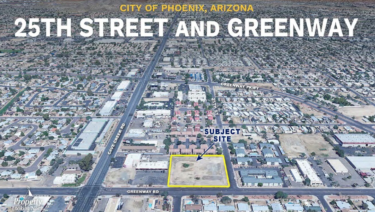 NWC 25th St & Greenway Rd, Phoenix, AZ à vendre Photo principale– Image 1 sur 8