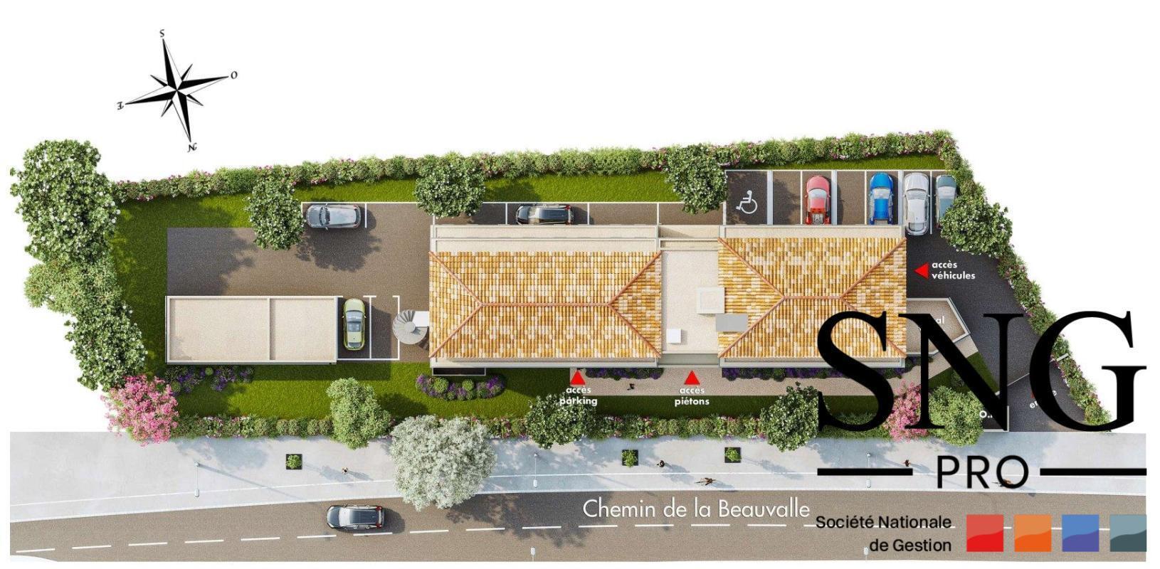 620 Chemin De La Beauvalle, Aix-en-Provence à vendre Plan de site– Image 1 sur 4