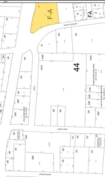 176-184 Mt Pleasant Rd, Collierville, TN à louer - Plan cadastral – Image 3 sur 4