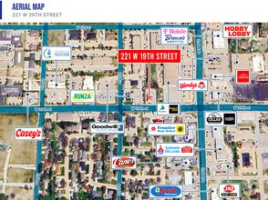221 W 39th St, Kearney, NE - VUE AÉRIENNE  vue de carte