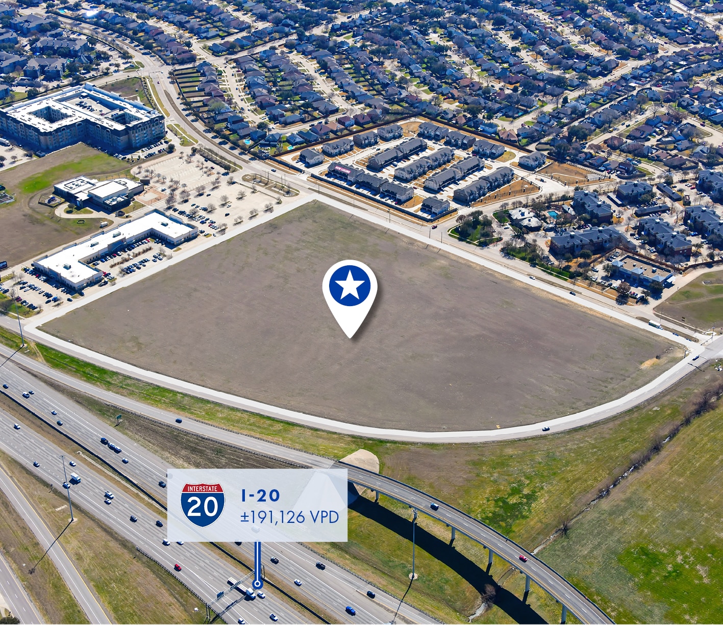 I-20 W & Hwy 360, Grand Prairie, TX à vendre Photo principale– Image 1 sur 4