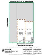 82-03-82-05 Roosevelt Ave, Jackson Heights, NY à louer Plan d’étage– Image 2 sur 2