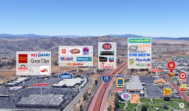 600 Central Ave, Lake Elsinore, CA - Vue aérienne  vue de carte