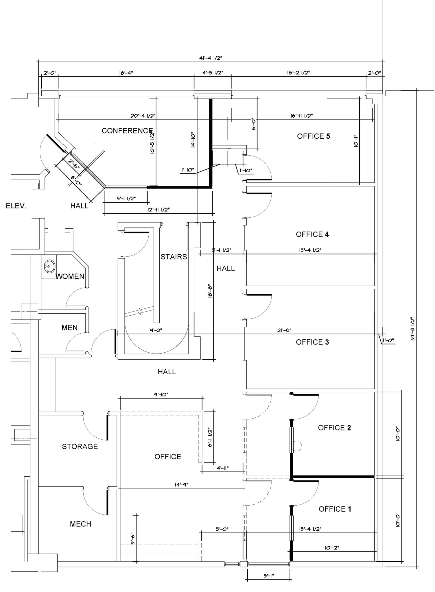 206 S 5th Ave, Ann Arbor, MI à louer Plan d’étage– Image 1 sur 1