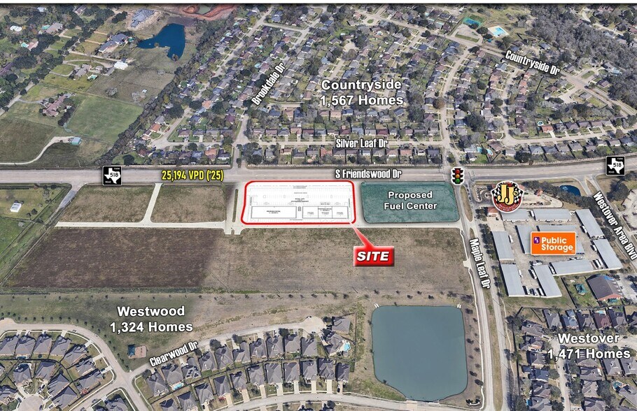 SWC of FM 518 & Maple Leaf Dr, League City, TX à louer - Photo de l’immeuble – Image 3 sur 3