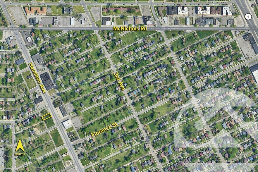 16625 Hamilton Ave, Highland Park, MI à vendre - Photo principale – Image 1 sur 1