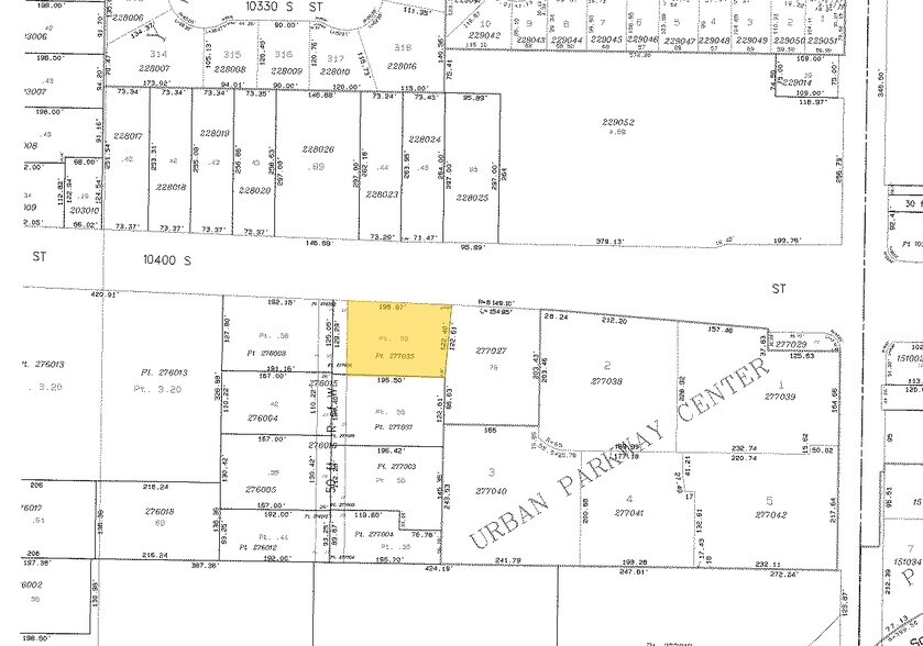 1421 W South Jordan Pky, South Jordan, UT à louer - Plan cadastral – Image 2 sur 2