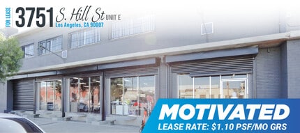 3751 S Hill St, Los Angeles, CA à louer Photo intérieure– Image 1 sur 1