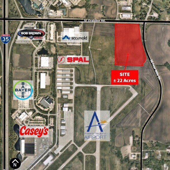 Ankeny Airport Industrial, Ankeny, IA à vendre - Aérien – Image 2 sur 2