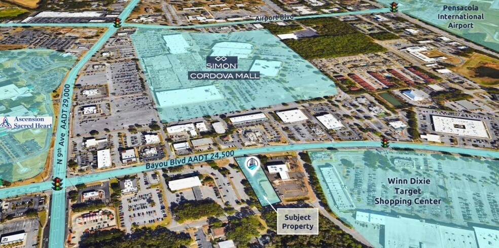 5043 Bayou Blvd, Pensacola, FL à vendre - Aérien – Image 2 sur 7
