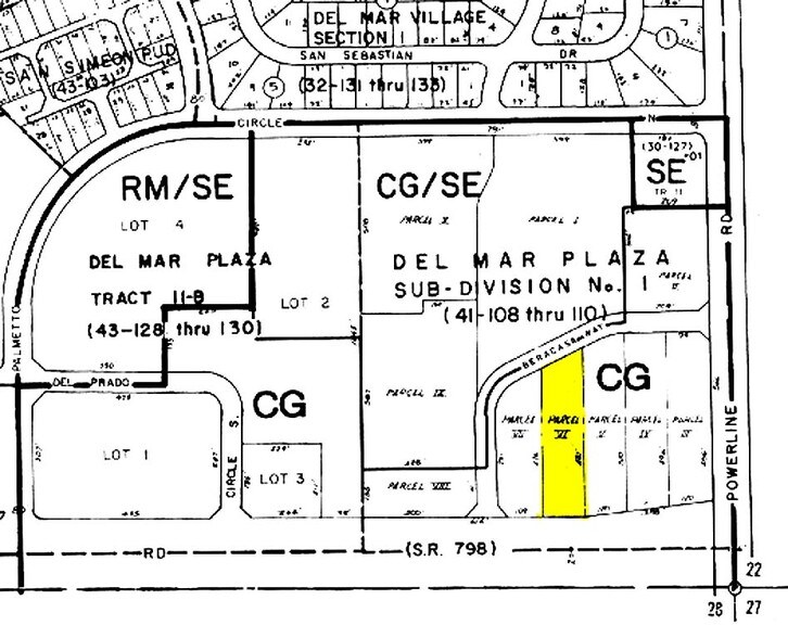 7035 Beracasa Way, Boca Raton, FL à louer - Plan cadastral – Image 2 sur 10