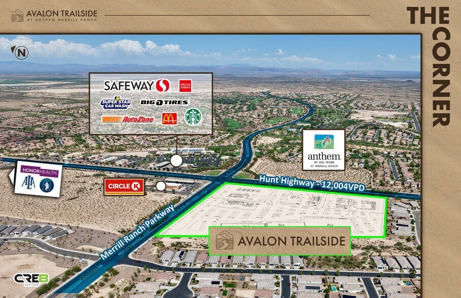 SWC Hunt Highway & Merrill Ranch Parkway, Florence, AZ à vendre - Photo de l’immeuble – Image 1 sur 6
