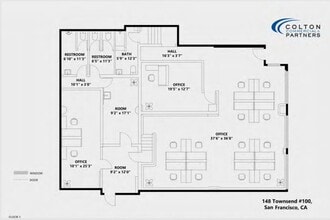 148 Townsend St, San Francisco, CA à louer Plan d’étage– Image 1 sur 1
