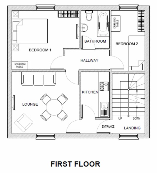 5 St. James St, South Petherton à vendre - Plan d’étage – Image 3 sur 5