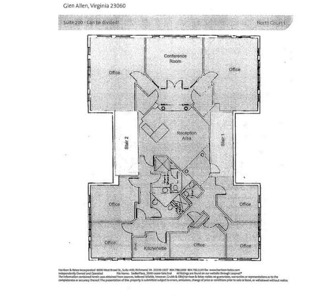 5040 Sadler Pl, Glen Allen, VA à louer Plan d’étage– Image 1 sur 2