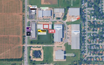 8021 E Marion Rd, Wichita, KS - Vue aérienne vue de carte