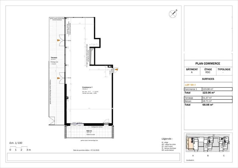 Local commercial dans La Wantzenau à vendre - Plan d’étage – Image 3 sur 4