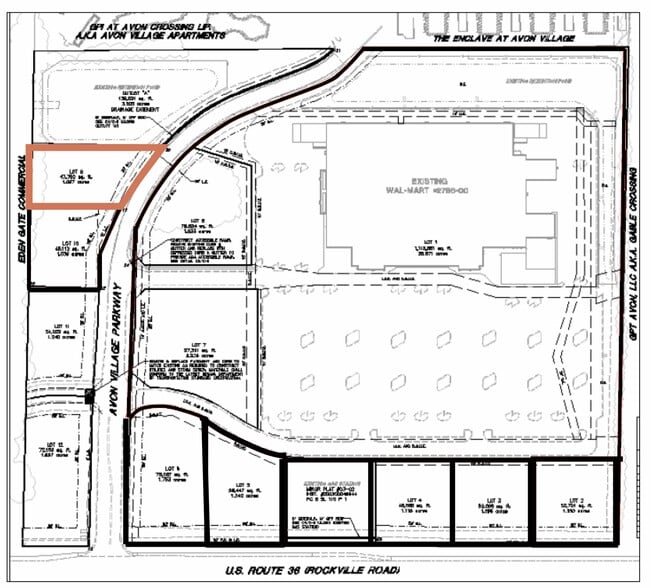 9500 E US Highway 36, Avon, IN à vendre - Plan de site – Image 2 sur 2