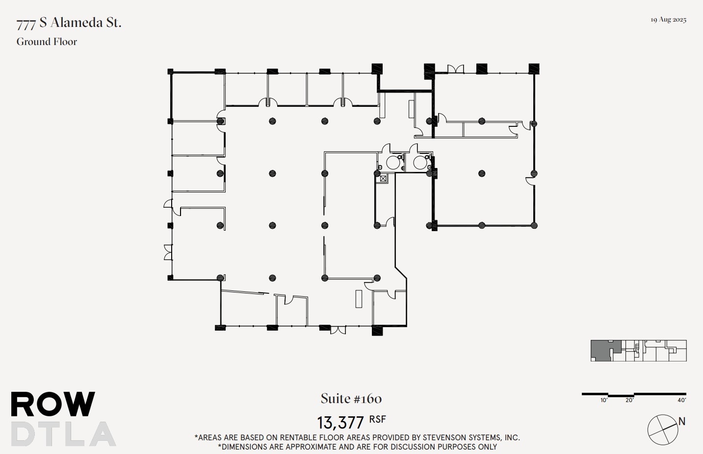 777 S Alameda St, Los Angeles, CA à louer Plan d’étage– Image 1 sur 1