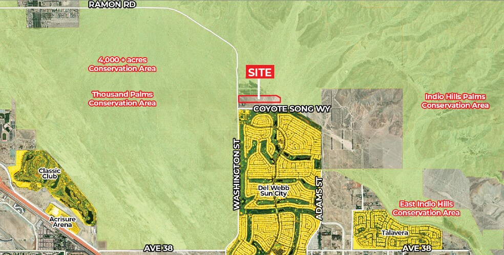 34380 Washington Street, Palm Desert, CA à vendre - Plan de site – Image 2 sur 2