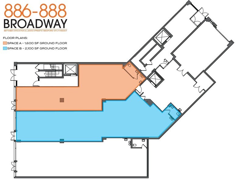 888 Broadway, Brooklyn, NY à louer - Plan d’étage – Image 3 sur 3