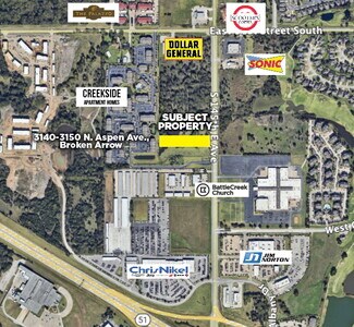 Plus de détails pour 3140-3150 N Aspen Ave, Broken Arrow, OK - Terrain à vendre