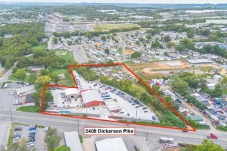 2408 Dickerson Pike, Nashville, TN - VUE AÉRIENNE  vue de carte - Image1
