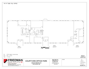 28280-28290 Franklin Rd, Southfield, MI à louer Plan d’étage– Image 1 sur 1