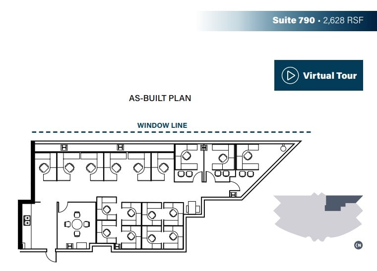 8880 Rio San Diego Dr, San Diego, CA à louer Plan d’étage– Image 1 sur 2
