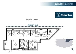 8880 Rio San Diego Dr, San Diego, CA à louer Plan d’étage– Image 1 sur 2