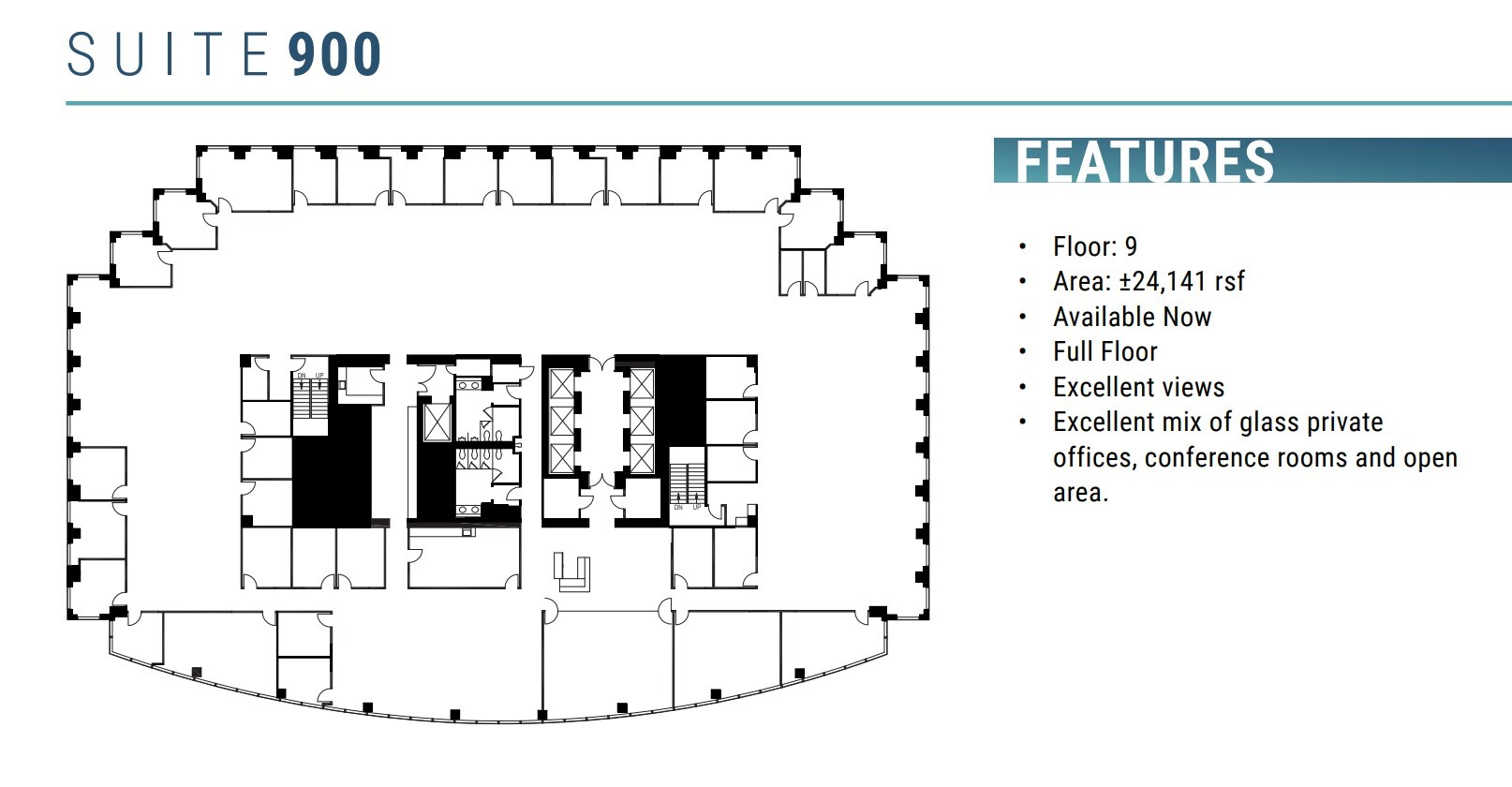 1111 Broadway, Oakland, CA à louer Plan d’étage– Image 1 sur 1