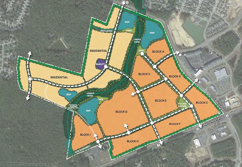 Hull St & Otterdale Rd, Chesterfield, VA à louer - Plan de site – Image 1 sur 3