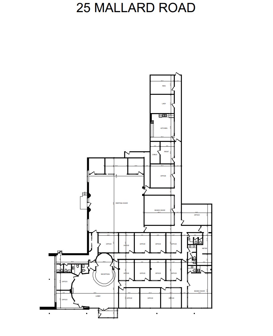 25 Mallard Rd, Toronto, ON à louer Plan d’étage– Image 1 sur 1