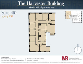 180 N Michigan Ave, Chicago, IL à louer Plan d’étage– Image 1 sur 10