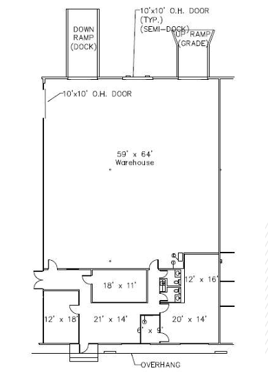 4847 Homestead Rd, Houston, TX à louer Plan d’étage– Image 1 sur 1