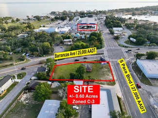 Plus de détails pour 2004 Barrancas Ave, Pensacola, FL - Terrain à vendre