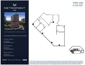 4600 S Ulster St, Denver, CO à louer Plan d’étage– Image 1 sur 1