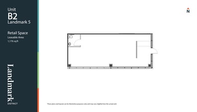 1700 Dickson Av, Kelowna, BC à louer Plan d’étage– Image 1 sur 6