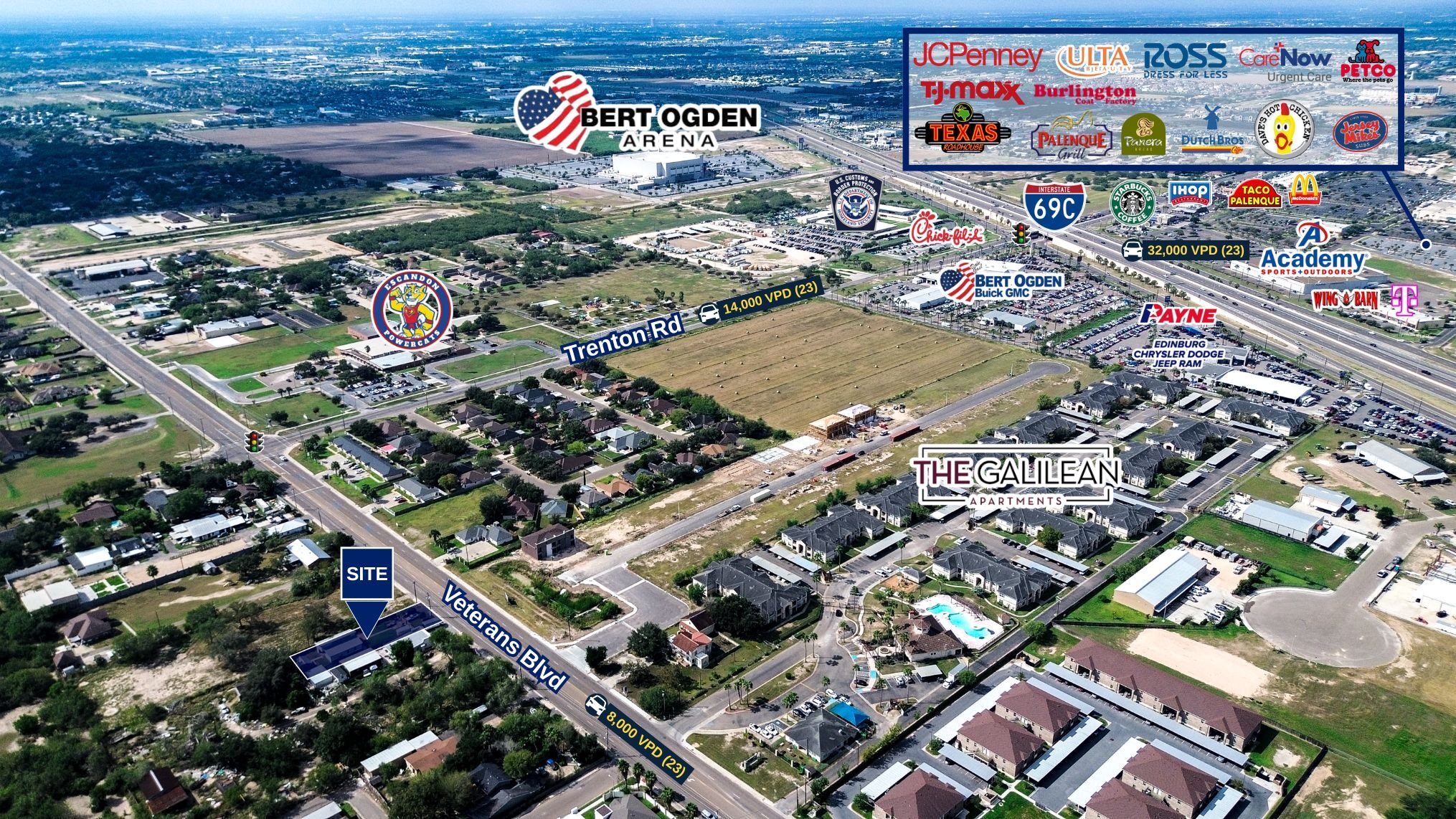 4016 S Veterans Blvd, Edinburg, TX à louer Photo principale– Image 1 sur 15