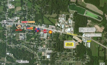 715 E Main St, Adamsville, TN - VUE AÉRIENNE  vue de carte