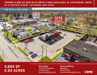 Plus de détails pour 65 S Chestnut St, Jefferson, OH - Local commercial à louer