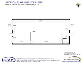 2696 NW 31st Ave, Lauderdale Lakes, FL à louer Plan d’étage– Image 2 sur 3
