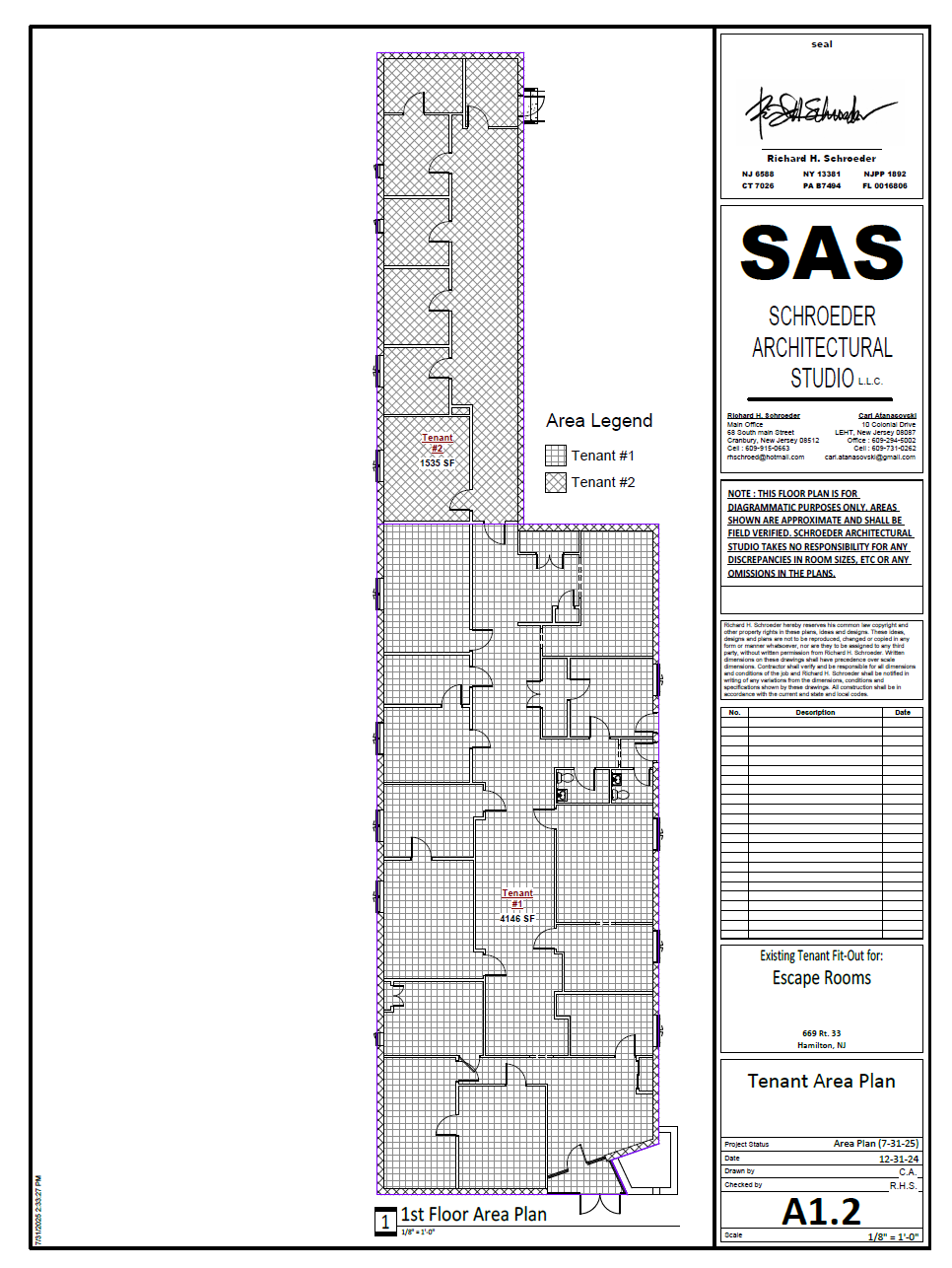 691 Highway 33, Hamilton, NJ à louer Plan d’étage– Image 1 sur 1