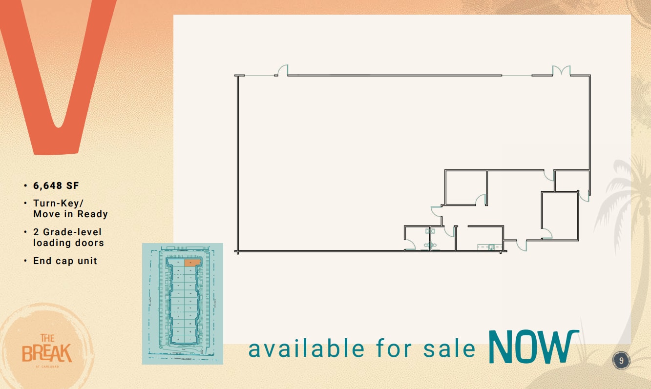 2270 Camino Vida Roble, Carlsbad, CA 92011 - Lot V - - Plan d’étage - Image 1 of 1