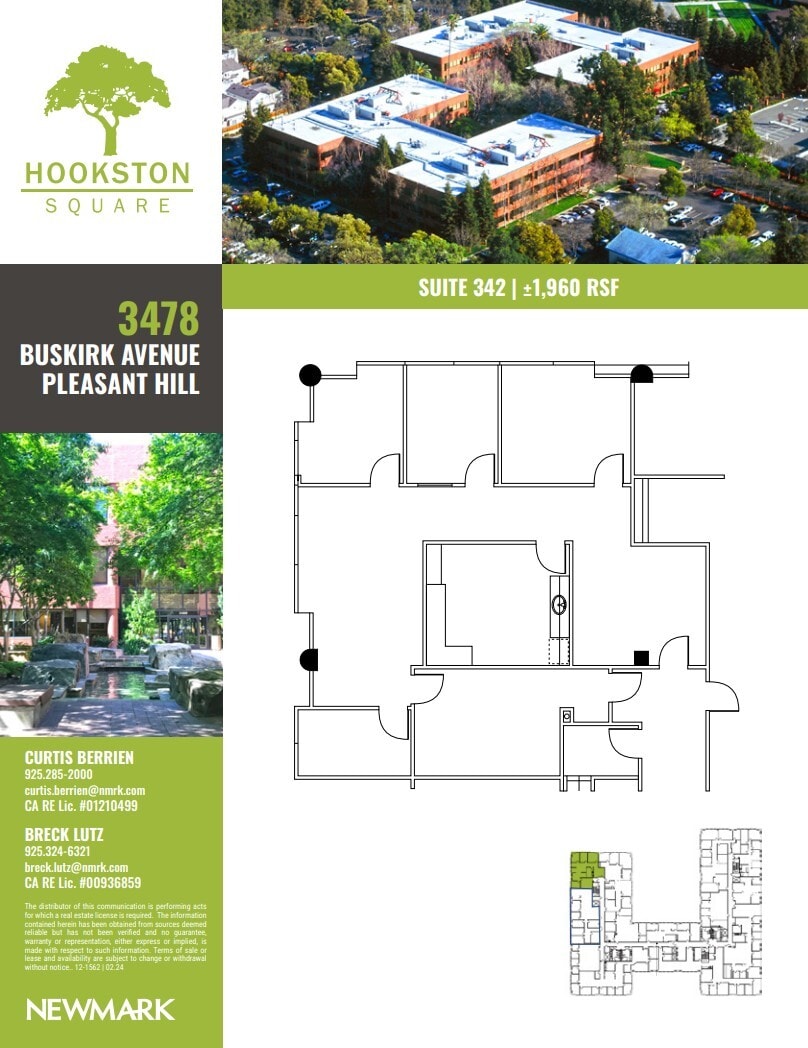 3478 Buskirk Ave, Pleasant Hill, CA à louer Plan d’étage– Image 1 sur 2