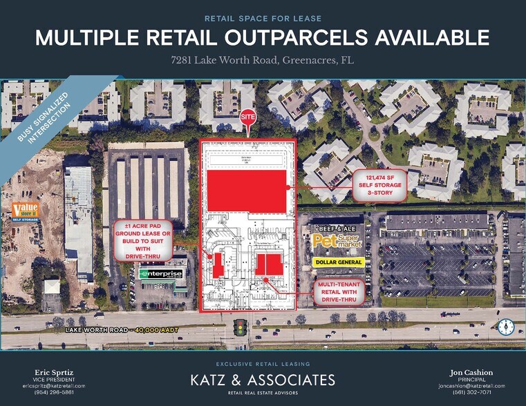 7281 Lake Worth Rd, Greenacres, FL à louer - Photo principale – Image 1 sur 3