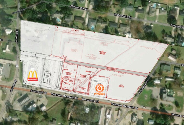 503 Veterans Memorial dr, Abbeville, LA à vendre - Plan de site – Image 3 sur 3